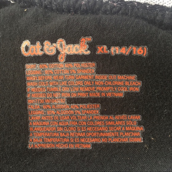 Black sparkly Leggings and skirt combo - Picture 7 of 7